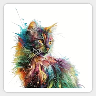 Rainbow Cat Sticker